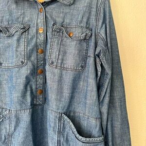 Duluth Trading Co Denim Dress, 100% Organic Cotton